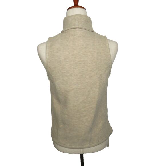 OGL FuzzLuxe Wool Blend Soft Cozy Heavyweight Sleeveless Turtleneck Top Sz Large - Picture 8 of 9